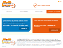 Tablet Screenshot of mastempo.es